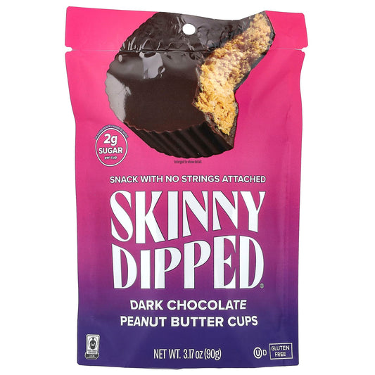 SkinnyDipped - Dark Chocolate Peanut Butter Cups