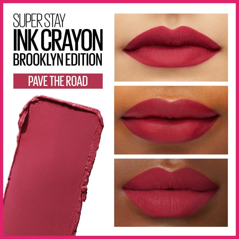 Maybelline - Super Stay Ink Crayon Matte Longwear Lipstick (v)
