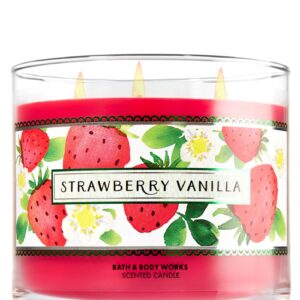 Bath & Body Works Candle - Strawberry Vanilla