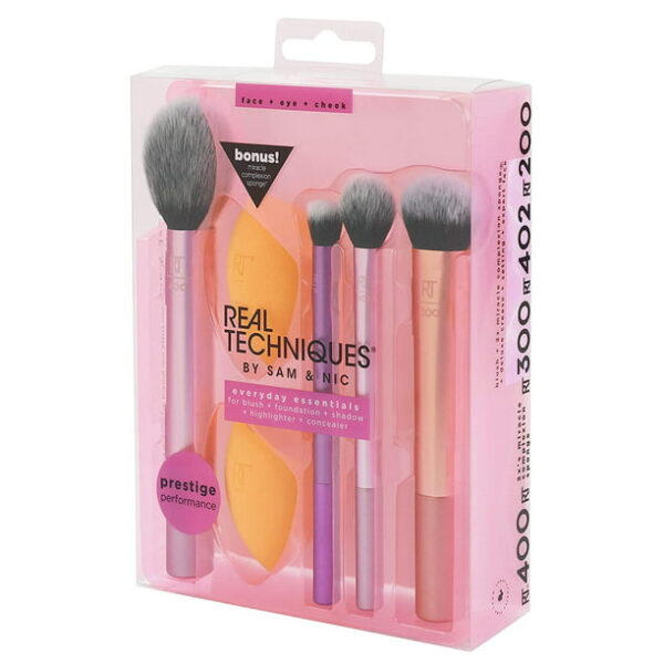 Real Techniques - Makeup Brush Set with 2 Sponge Blenders