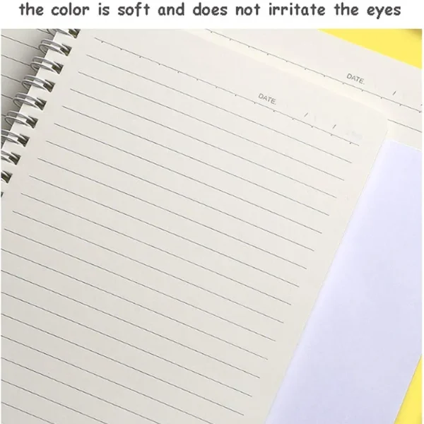 DIANDIAN Notebook Journal Spiral Notebook Ruled A5 - Image 3