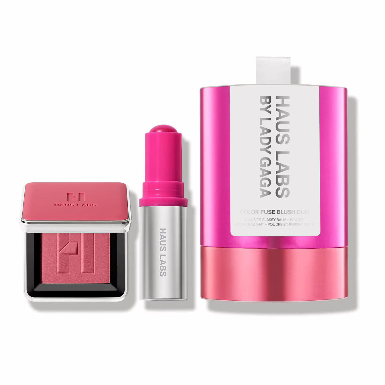 Haus Labs by Lady Gaga - Color Fuse Innovation Glassy Balm + Powder Blush Duo