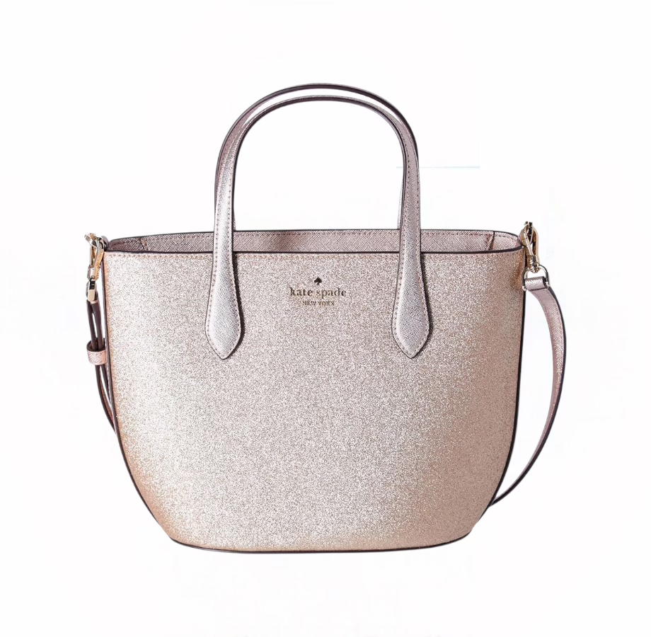 Kate Spade Glitter - Glimmer Small Zip Satchel Crossbody Bag Holiday