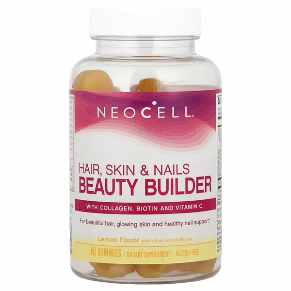 NeoCell - Hair, Skin & Nails Beauty Builder (EXP-08/25) - Lemon Flavor (60 Gummies)