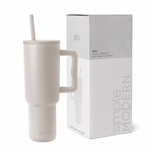 Simple Modern Trek Tumbler 40oz - Almond Birch