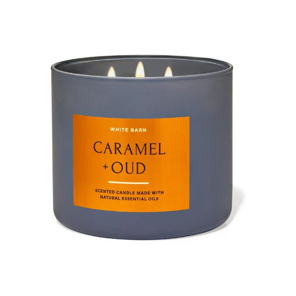 White Barn Candle - Caramel + Oud