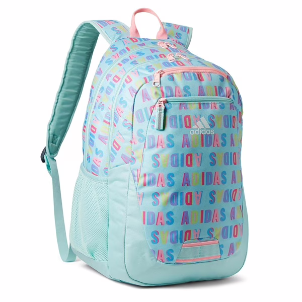 adidas Foundation 6 Backpack - Hall Pass Semi Flash Aqua/Pink Spark